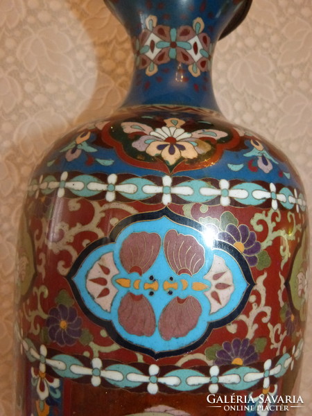 Japán ( Meidzsi kor ) cloisonne váza