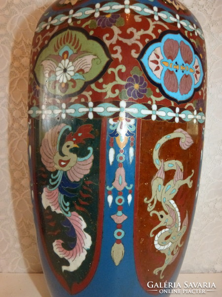 Japán ( Meidzsi kor ) cloisonne váza