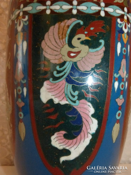 Japán ( Meidzsi kor ) cloisonne váza