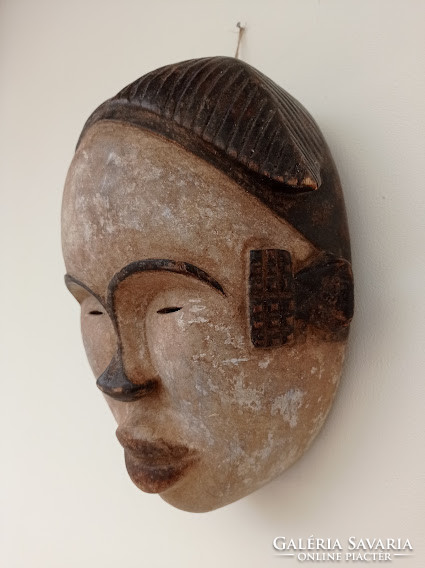 Antique African Ogoni Mask Nigeria Drum 2 4062