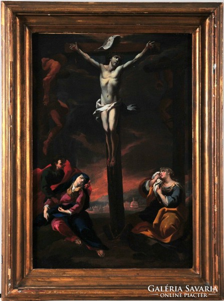 Barokk olajfestmény, Jézus kereszthaláláról