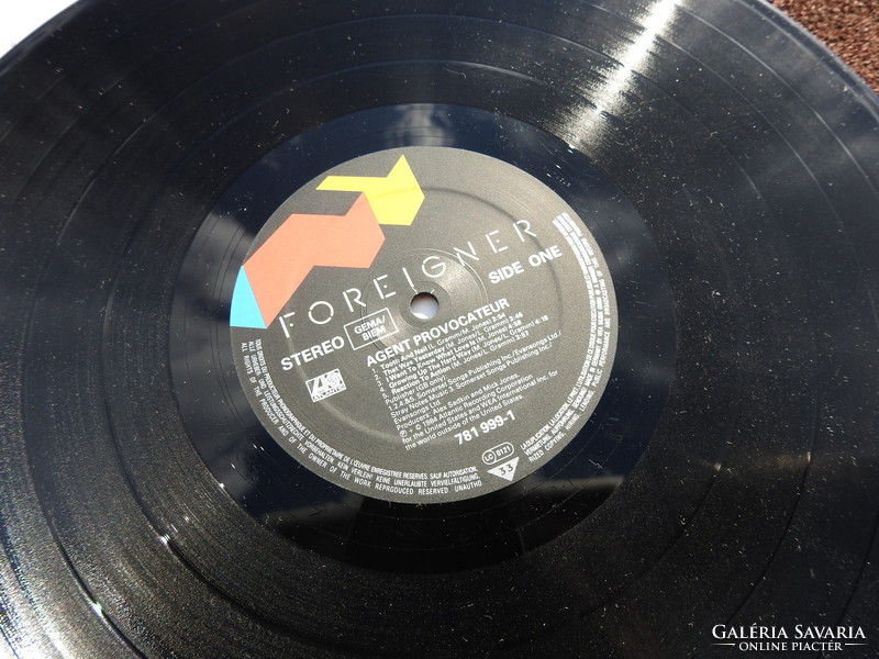 Foreinger LP - bakelit lemez - ritkaság