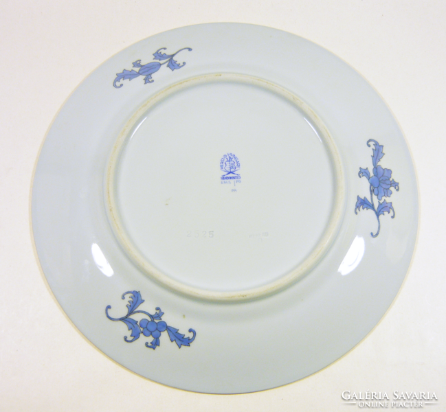 Herendi, poissons (p) 25.5 Cm hand-painted porcelain plate, flawless! (P130)