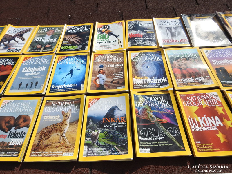 National geographic collection with special numbers 32 pieces in total