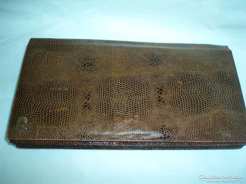 Vintage pierre cardin lizard leather envelope bag