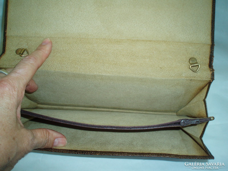 Vintage pierre cardin lizard leather envelope bag