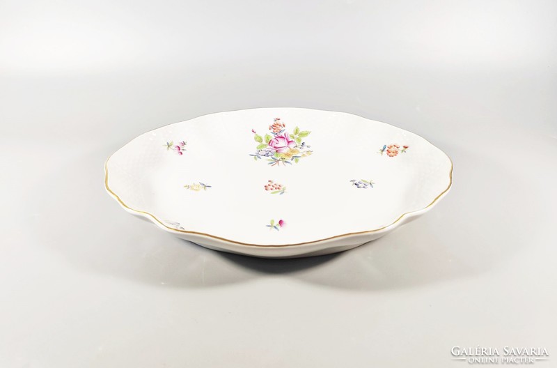 Herend, petite bouquet de rose (pbr) oval bowl 26 cm., Flawless! (J146)