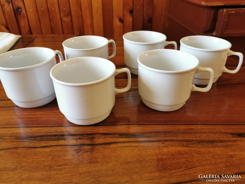 6 pcs zsolnay white men's mug