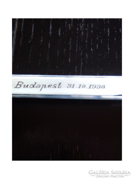 +35°C - +42°C között mérő  antik magyar lázmérő 1936-ból