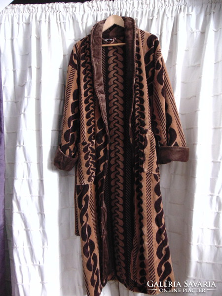 Elegant 100% cotton (terry / plush) thick men's robe