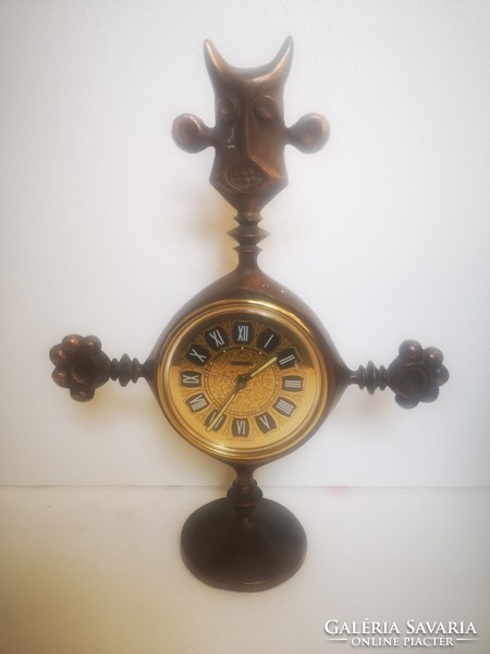 Muharos Louis Devilish clock retro midcentury vintage