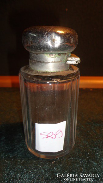 S21-99 art-deco vial with metal cap