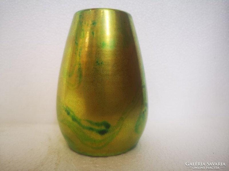 Antique zsolnay labrador glazed vase
