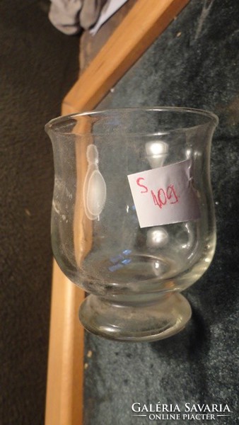 S21-109 pair of art-deco vials with glass lids