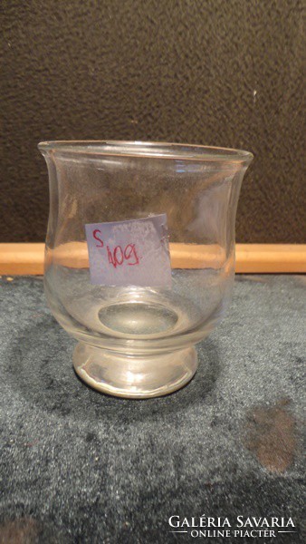 S21-109 pair of art-deco vials with glass lids