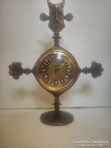 Muharos Louis Devilish clock retro midcentury vintage