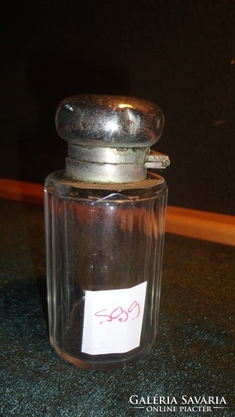 S21-99 art-deco vial with metal cap