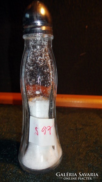 S21-97 art-deco salt-pepper spray with metal head.