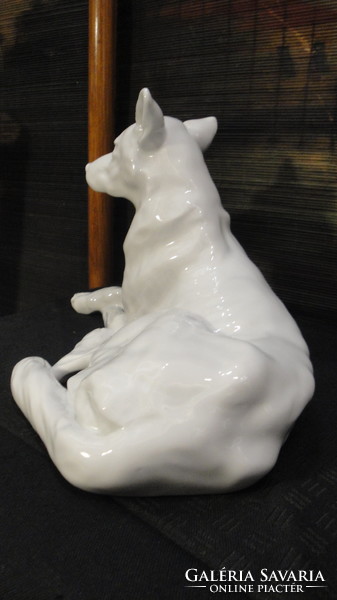 Herend porcelain dog, 1960s
