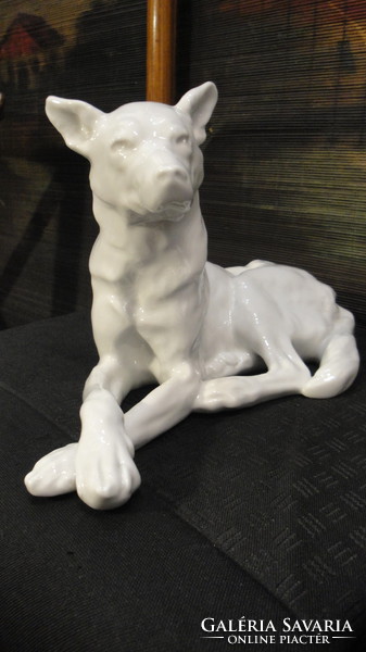 Herend porcelain dog, 1960s