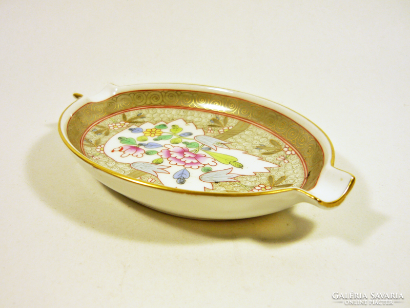 Herend, masterpiece cubash (cu) 13.4 Cm hand-painted porcelain ashtray, flawless! (P050)