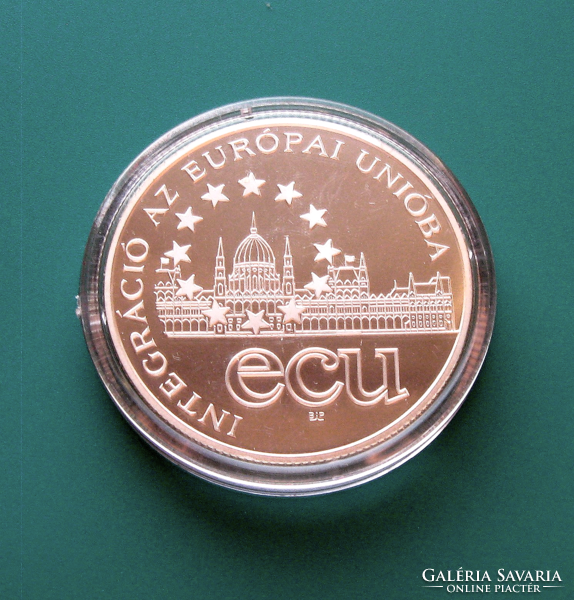 1995 - ECU iii. - Parliament - silver 1000 HUF pp - capsule