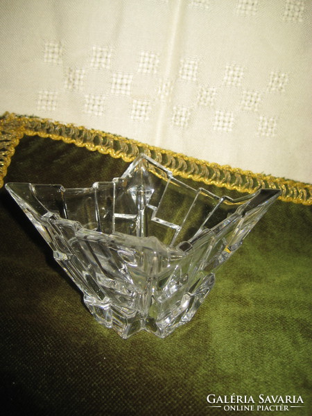 Üveg bonbonier  ,  10,5 x 12 cm