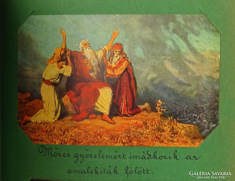 1G002 robert leinweber in the old testament pictures 60-piece postcard collection can be removed individually