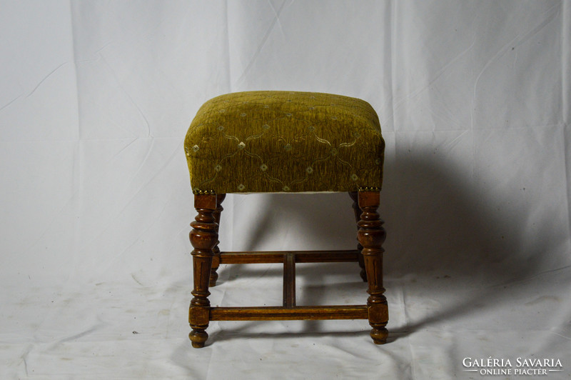 Antique pewter footstool restored