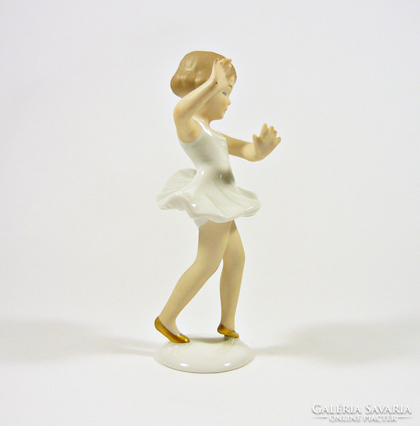 Wallendorf, dancing ballerina little girl 15.5 Cm German porcelain figurine, flawless! (P196)