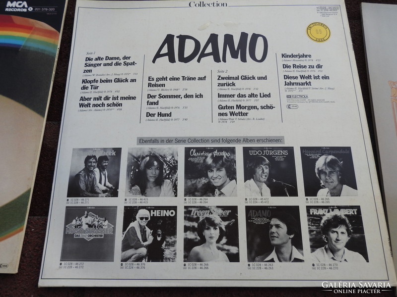 AMADO - WHITE STARS -NEIL DAIMOND - IVAN REBROFF - TRAUMEN MIT ENGELBERT - PETER MAFFAY LP BAKELIT L