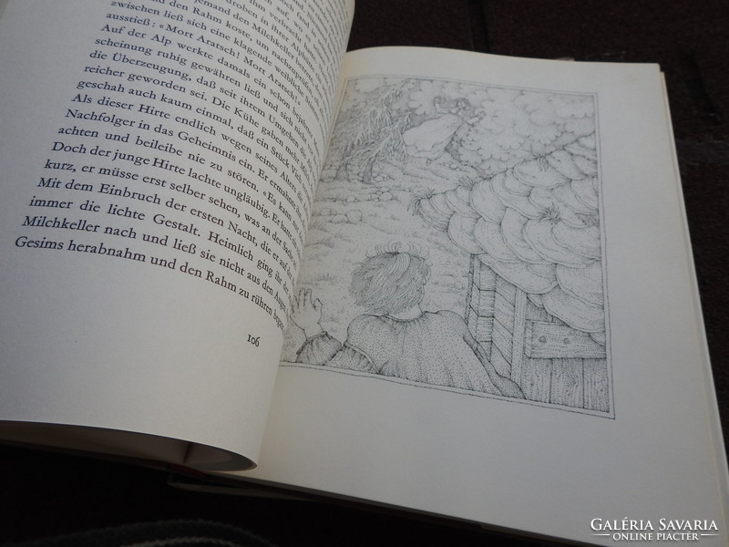 Andersen _ Contes Illustrés par Jiri TRNKA / Eule du, Eule ich - francia és német mesekönyv