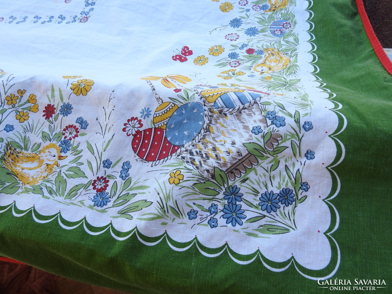 Large Easter ornament tablecloth - casual - festive - tablecloth