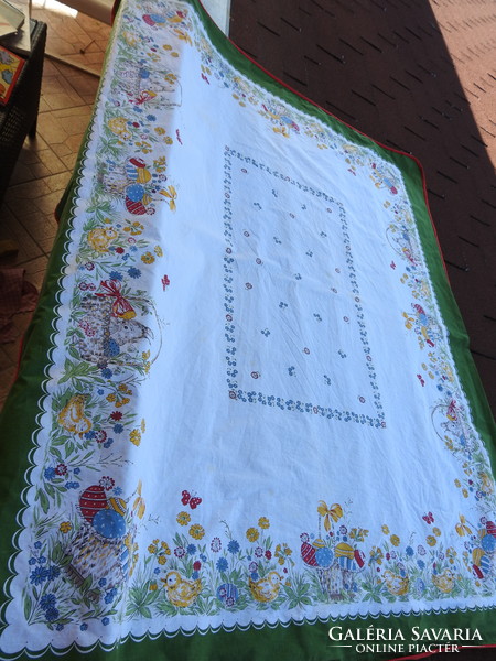 Large Easter ornament tablecloth - casual - festive - tablecloth