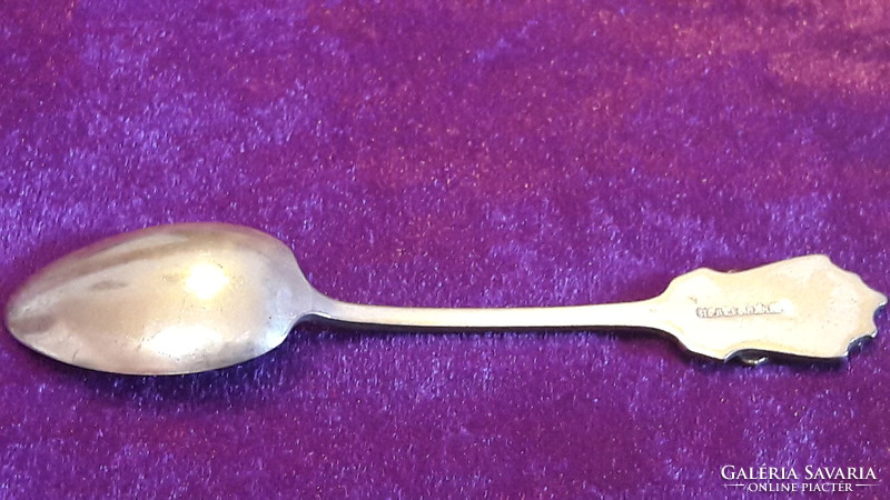 Old silver plated decorative spoon 2.