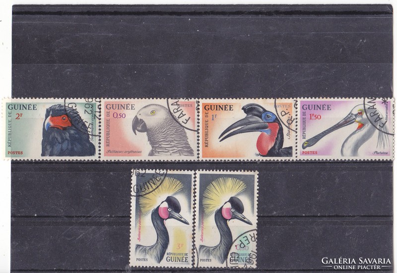 Guinea traffic stamps 1962