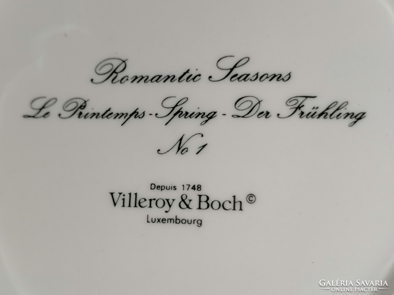 Villeroy & Boch "Tavasz"  ékszertartó doboz, limitált "Romantikus évszakok"