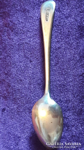 Old silver - plated spoon 2.