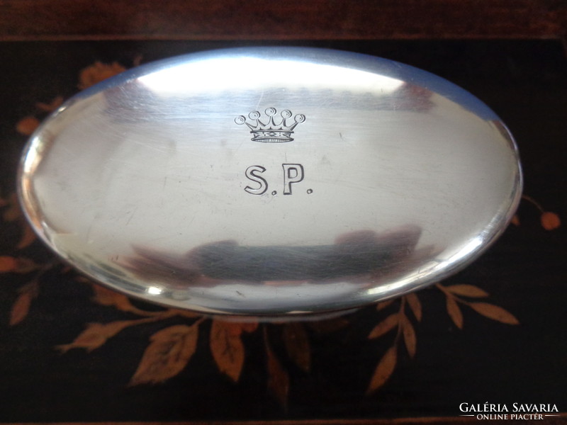Silver soap dish for a noble man