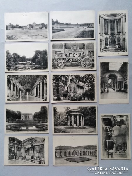 13db RF Versailles Trianon postatiszta levelezőlap kollekció 1920 körül