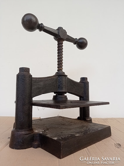 Antique cast iron book press graphics printing press engraving book press printer tool 4456