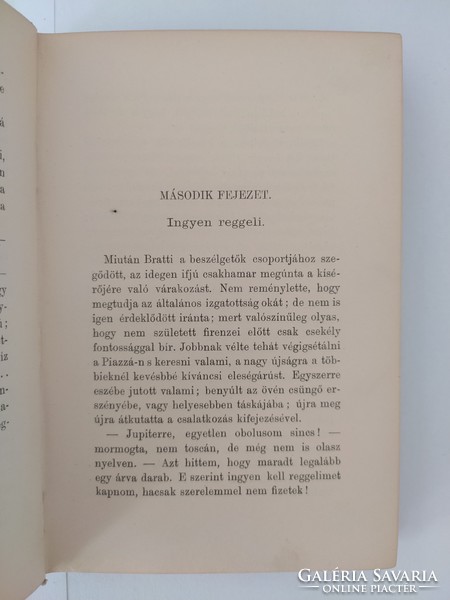 George Eliot: Romola 1. (RITKA kötet és KÜLÖNLEGES Tulajdonosi bejegyzéssel) 15000 Ft