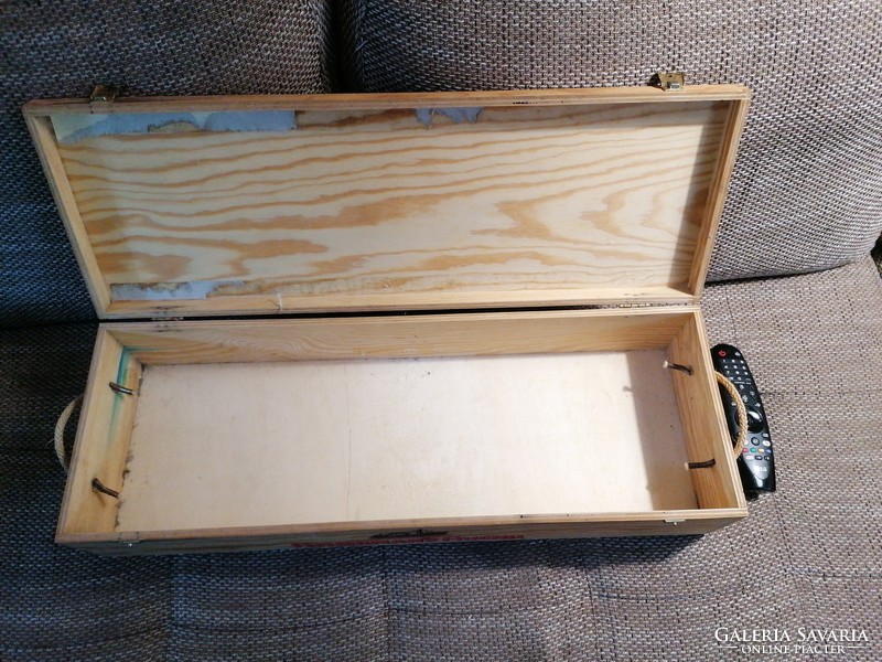 For collectors! Huge, large rare fisherman's friend wooden box. 65X22,5x12,5 cm, in beautiful condition!