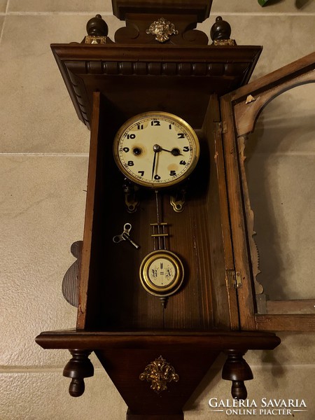 Antique wonderful copper wall clock!