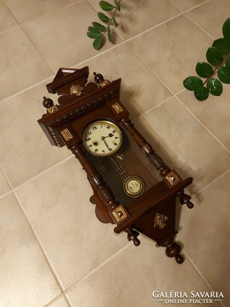 Antique wonderful copper wall clock!