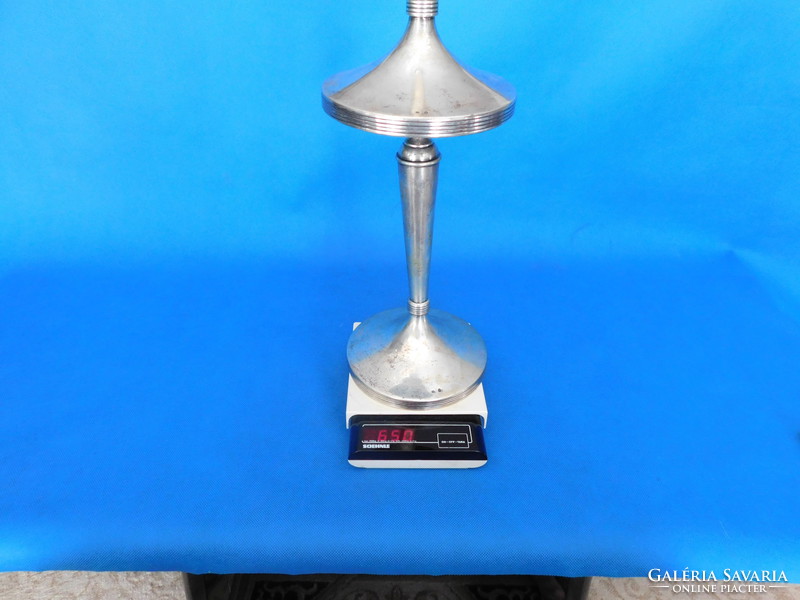 Silver candle holder pair 650 gr