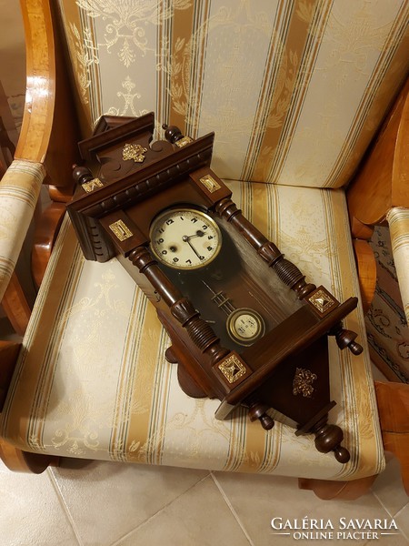 Antique wonderful copper wall clock!