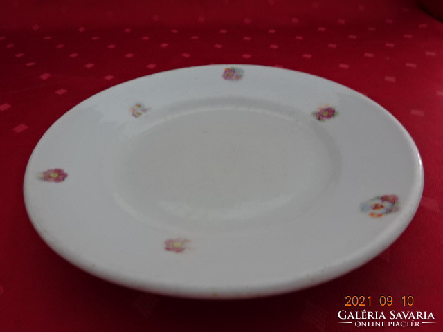 Drasche porcelain small plate, antique, small floral, diameter 19 cm. He has!