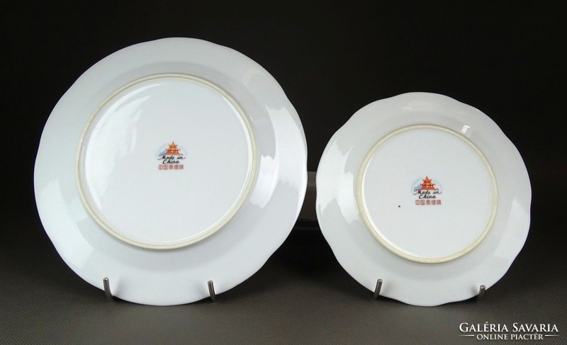 1F925 Kínai porcelán süteményes készlet 4 darab