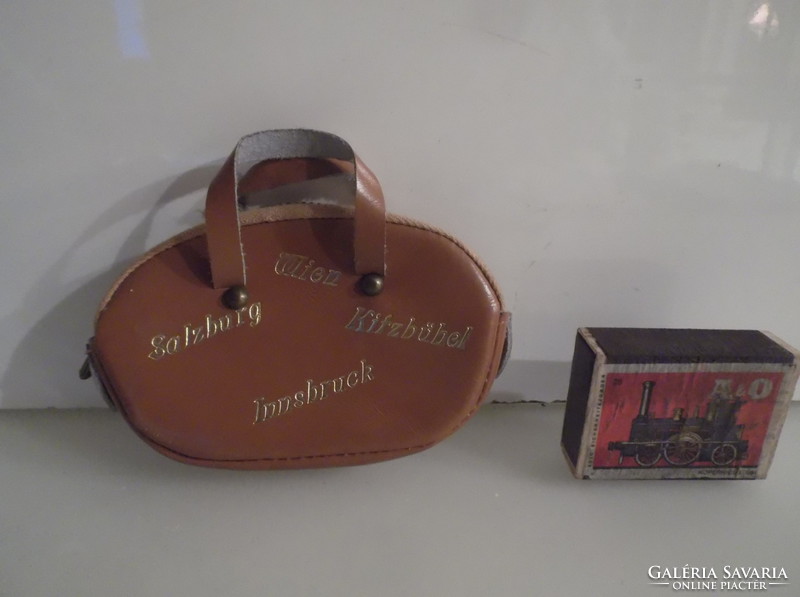 Toy - new - genuine leather - austrian bag - 11 x 7 cm